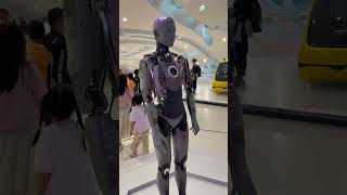 Robot talking with human🤖youtubeshorts ameca robots shorts trending [upl. by Coppins]