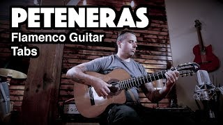 Peteneras  Ben Woods  Flamenco Guitar Tabs [upl. by Cilo259]