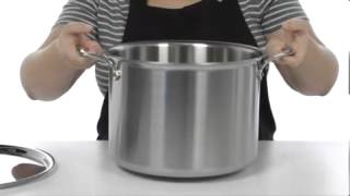 AllClad d5 Brushed 12 Qt Stockpot With LidSKU8048467 [upl. by Bourn]