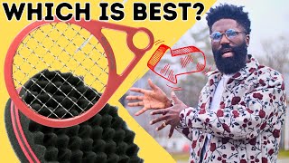 Ultimate Guide Best Tools for Twisting Black Mens Hair Curl Sponge vs Twist It Up Comb [upl. by Akimahc325]