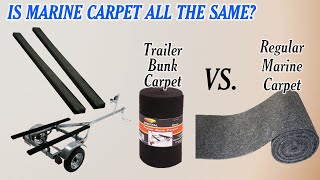 Selecting Trailer Bunk Carpet [upl. by Ellenor]