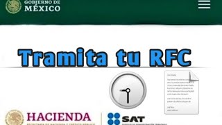 Como obtener tu RFC Inscripción por primera vez [upl. by Lamraj290]