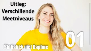 Statistiek met Daphne  Verschillende meetniveaus [upl. by Haugen]