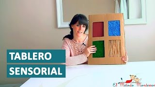 Tablero Sensorial Montessori  El Metodo Montessori [upl. by Solenne]