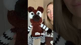 My latest custom order… an OKAPI ❤️ okapi crochet amigurumi crochetpattern [upl. by Anderea179]