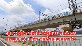 Tuyến Metro số 1 Bến Thành Suối Tiên khi nào mới chạy thương mại [upl. by Kal]