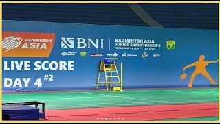 BNI Badminton Asia Junior Championships 2024 Team  QuarterFinal Day 4 Live Score1 [upl. by Inglis]