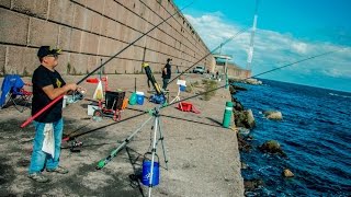 Iniciacion a la pesca de surfcasting [upl. by Naashar]