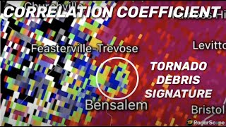 Tornado in Bensalem Township Pennsylvania Doppler Radar Breakdown  July 29 2021 [upl. by Enamrej]