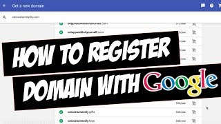 How to Register Domain with Google Domains [upl. by Vasily416]