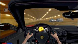 Test Drive Unlimited  Ferrari F430 Scuderia 16M Tunnel Fun HD [upl. by Anelak923]