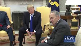 FULL VIDEO President Trump Rep Nancy Pelosi and Sen Chuck Schumer CSPAN [upl. by Ayerhs]