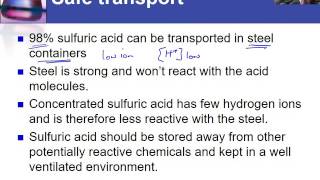 IC13 Safe handling of sulfuric acid [upl. by Soisinoid860]