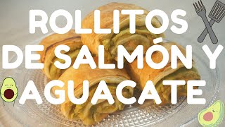 ROLLITOS DE SALMÓN Y AGUACATE  RECETA ORIGINAL MUY FÁCIL [upl. by Arundell]