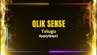 Qlik Sense interview Questions in Telugu  ApplyMap function [upl. by Grove402]