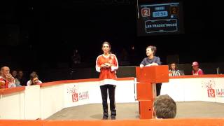 Les traductrices  Match dimpro HeroCorp vs Lily  24012015  Transbordeur [upl. by Dena845]