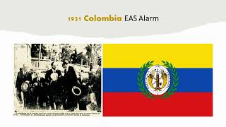 1931 Colombia EAS Alarm [upl. by Anhoj594]