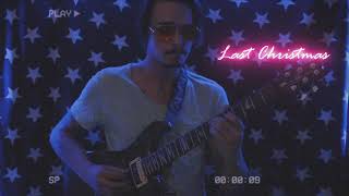 Last Christmas Retrowave cover Wham guitar cover [upl. by Edison466]