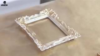 HOW TO PAINT frames with MTN Metallic Effect spray paint [upl. by Attena]