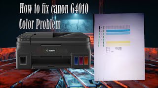 How to fix canon printer Color ink problem [upl. by Rustie]