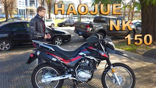 Review Haojue NK 150  Comparable con el Xr 🤔 [upl. by Nioe931]