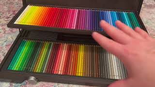 Faber Castell Polychromos 120 Piece Wooden Box Set Stunning Review [upl. by Dario]