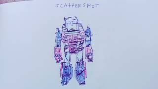 scattershot transformers g1 marvel comics [upl. by Aredna]