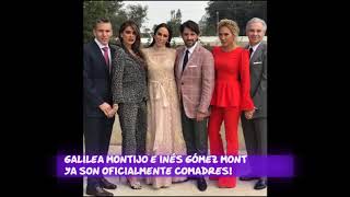 GALILEA MONTIJO E INÉS GÓMEZ MONT YA SON OFICIALMENTE COMADRES [upl. by Antony789]