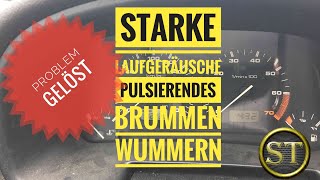 starke Laufgeräusche pulsierendes brummen wummern  Problem gelöst  defektes Radlager  VW Polo 6N [upl. by Capwell]