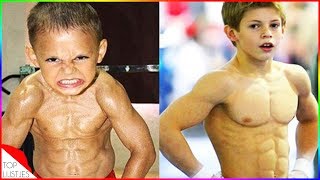 TOP 10 STERKSTE KINDEREN TER WERELD 💪🏋 [upl. by Adnawyek]