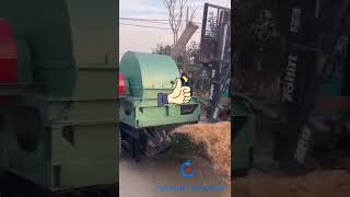 video of wood sawdust maker farming [upl. by Leruj943]