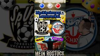 MecklenburgerLandespokal Achtelfinale  Torgelow Ueckermünde  FC Hansa Rostock 161124 live [upl. by Finbur]