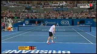 Söderling vs Roddick ATP Brisbane 2011 HighlightsTrophy Ceremony [upl. by Ia]