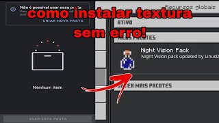 Como colocar textura no mcpe no android 13 [upl. by Nosyd]