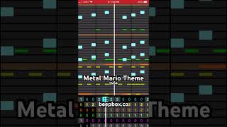 Metal Mario Theme sm64 beepbox music [upl. by Farly560]