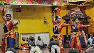 Pushpanjali by Chidambareshwara Students Kavya Sambavi Abisha [upl. by Bindman]