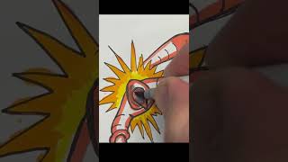 Drawing Blaziken VMax from Pokémon shorts [upl. by Ioj]