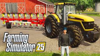 JUNTEI OS COMPOS E DESCARREGUEI A CANOLA DA COLHEITADEIRA DIA 02 FARMING SIMULATOR 25 [upl. by Torrie939]