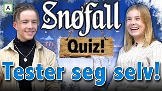 Skuespillerne fra Snøfall tar testen HVEM BLIR DE [upl. by Martinic938]