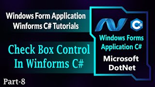 08  CheckBox Control In Winforms C  Checkbox In Windows Forms Csharp  Winforms C HindiUrdu [upl. by Eemla]