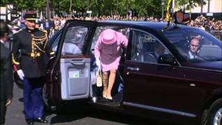 Elizabeth II en France  accueil royal [upl. by Thant839]