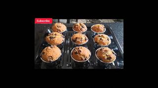 Banana chocolate chip muffin recipe shortsviral shorts food trending [upl. by Van578]