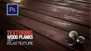 Texturing Wood Planks with Atlas Map  Texturing and Shading Tutorial [upl. by Atelahs]