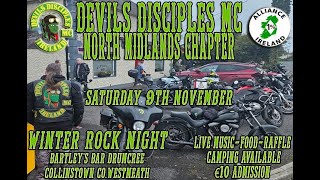 Devils Disciples MC Rock Night in Bartleys Bar in aid of SOSAD [upl. by Patty]