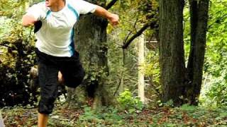 Belgium open disc golf V Piippo drive High speed camera [upl. by Cowden]