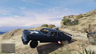 GTA 5 Car Crashes Mount Chiliad  Declasse Vamos [upl. by Teyut]