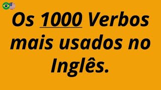 Os 1000 Verbos Mais Usados No IngleÌ‚s [upl. by Cyma]