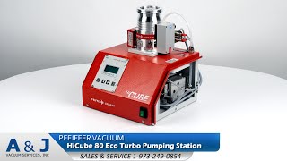 Pfeiffer Vacuum HiCube 80 Eco Turbo Pumping Station [upl. by Stirling]