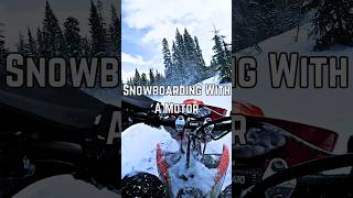 Snowboarding with a Motor [upl. by Poppy]