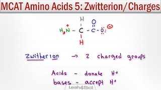 Zwitterion and Amino Acid Charge Given pH and pKa [upl. by Linson998]